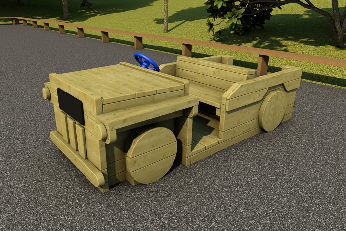 Timber play car