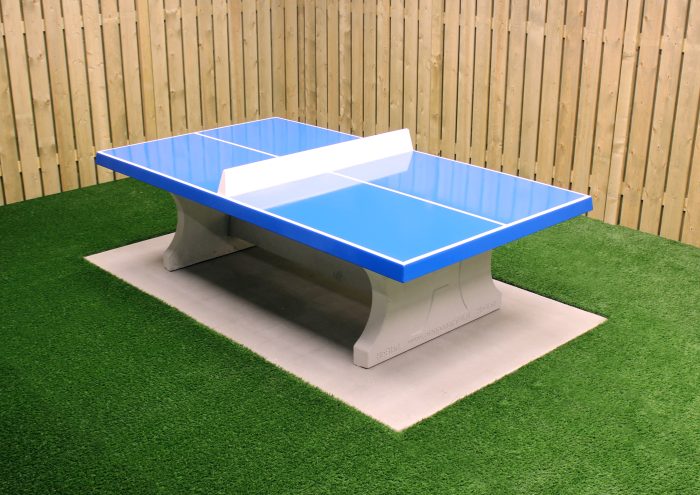 rectangular table tennis table